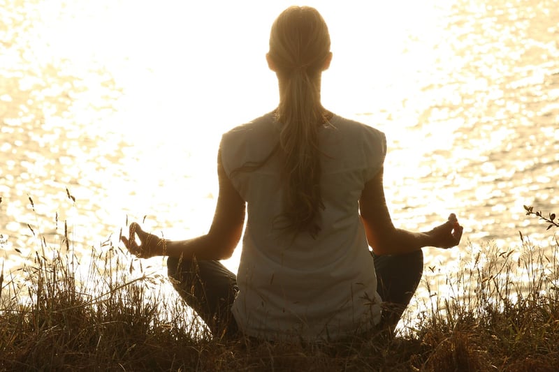 Yoga pose for meditation